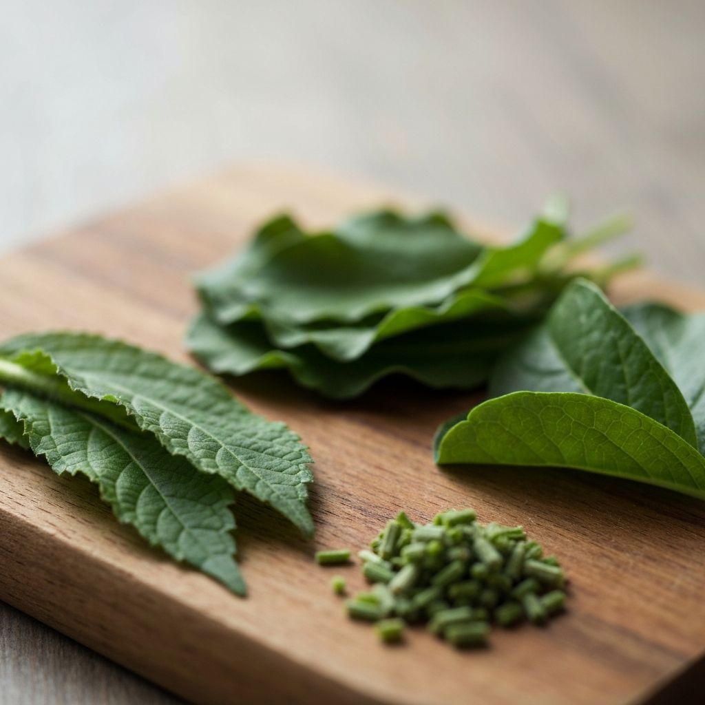 Botanische Zutaten Vorbereitung