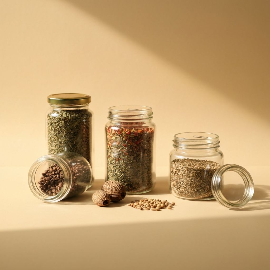 Natürliche Botanische Komponenten